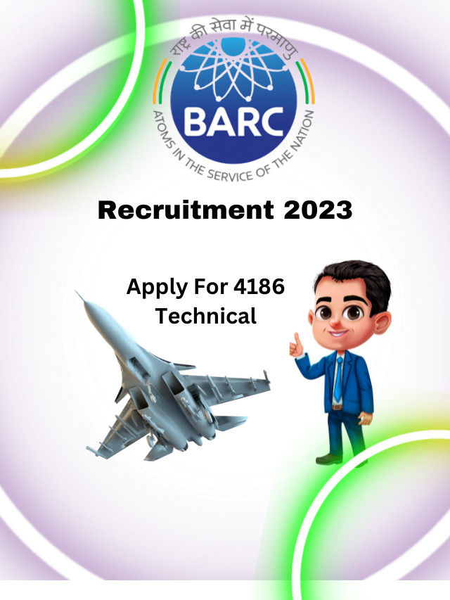 BARC Recruitment 2023 online Apply For 4186 Technical