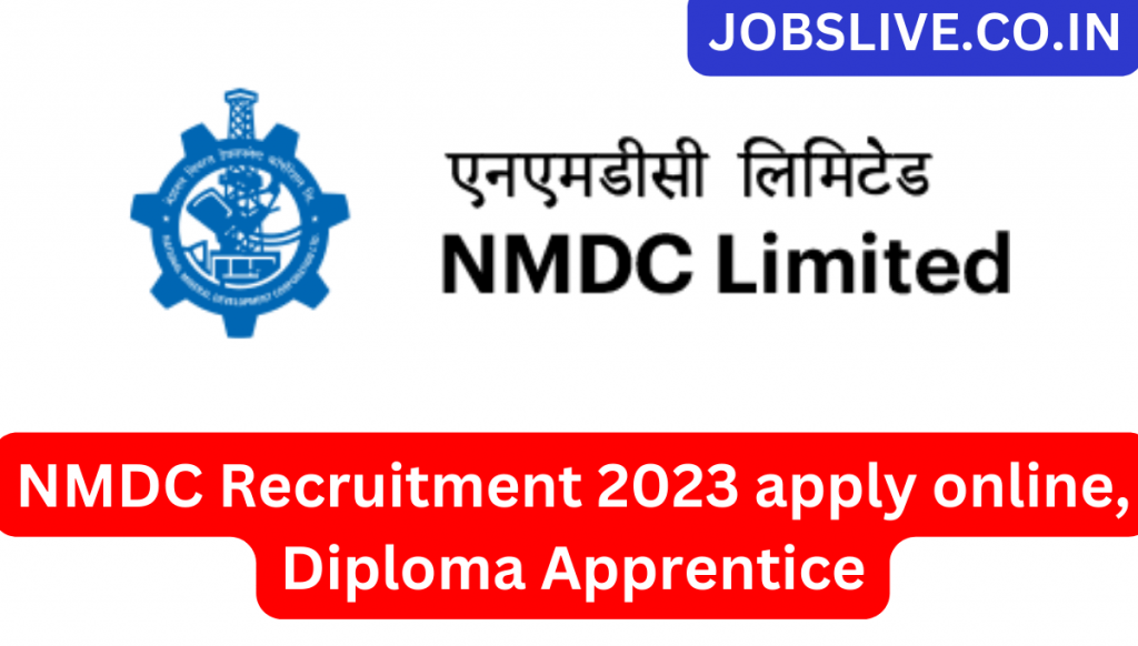 Education Qualification for NMDC Recruitment 2023 apply online