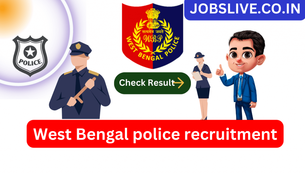 West Bengal police recruitment 2023, Exam date