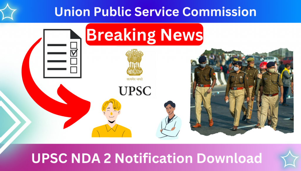 UPSC NDA 2 2023 Notification Download