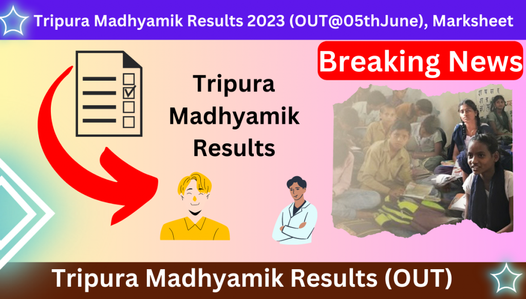 Tripura Madhyamik Results 2023 (OUT@05thJune), Marksheet