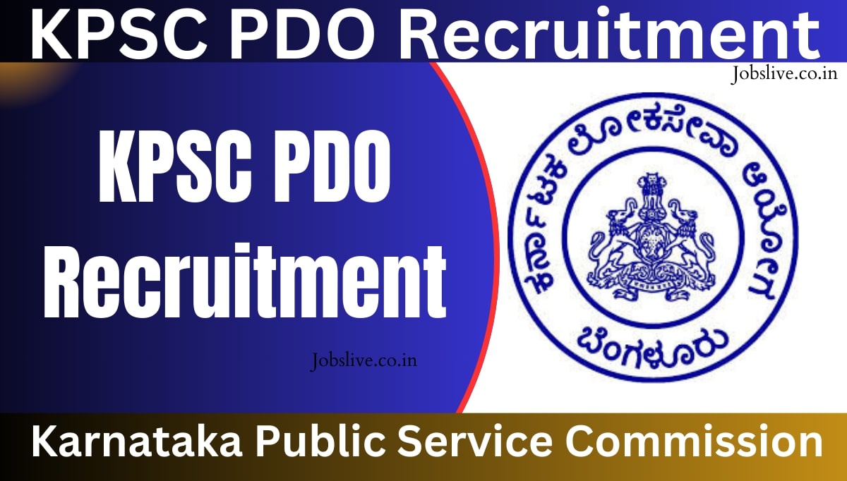 KPSC PDO Recruitment 2024 Apply Online