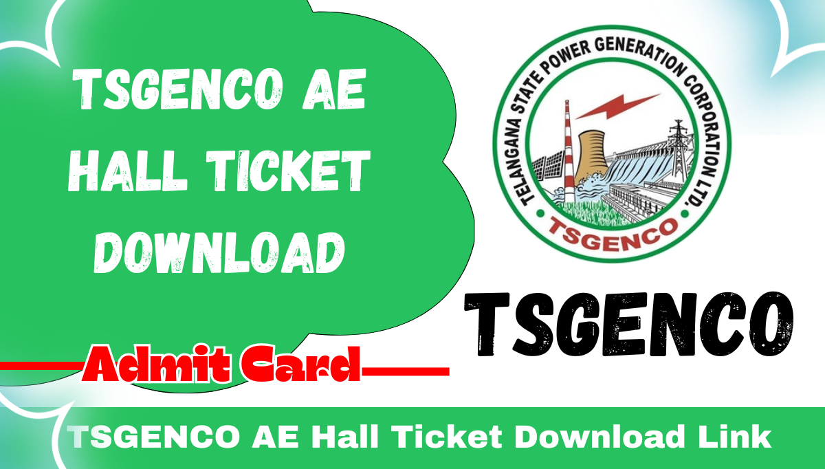 TSGENCO AE Hall Ticket Download